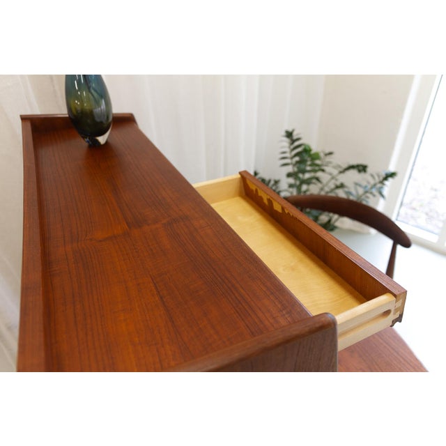 Scandinavian Modern Teak Secretary by Gunnar Falsig, 1960s For Sale - Image 17 of 18