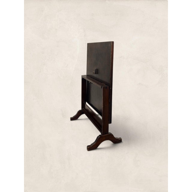 Antique English Oak Metamorphic Tapestry Fireguard and Occasional Table For Sale In Tampa - Image 6 of 9