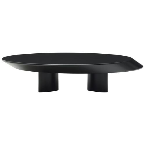 Wood Low Accordo Table in Matte Black Lacquered Wood by Charlotte Perriand for Cassina For Sale - Image 7 of 7