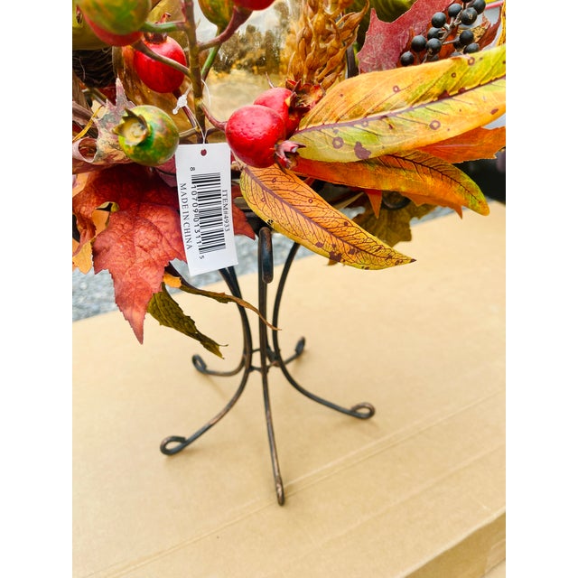 2010s Bright and Summery/Fall Sunflower Candelabrum For Sale - Image 5 of 5