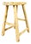 Vintage Rustic Stool in Elm For Sale