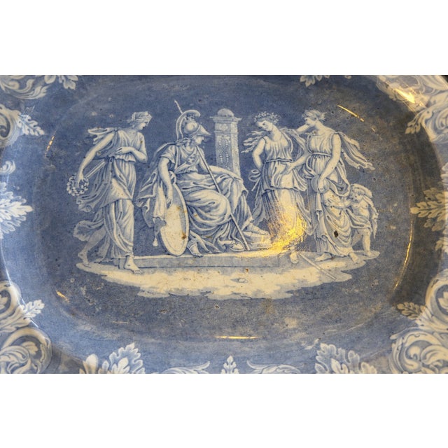Antique Early 19th Century English Traditional Etruscan Platter For Sale - Image 9 of 9