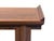 Oriental Point Edge Altar Natural Wood Grain Everted Flanges Console Table For Sale - Image 10 of 13
