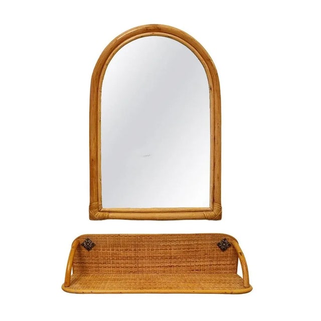 Mirror and Console, Italy, 1960s, Set of 2 For Sale - Image 10 of 12