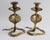 Vintage Pair of Brass Cobra Snake MCM Candlesticks For Sale - Image 4 of 8