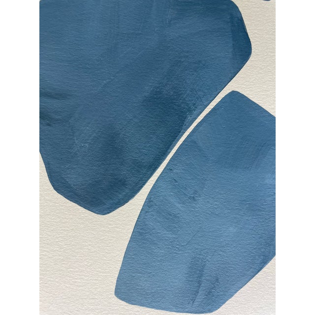 2026 "Chiaramente" Abstract Minimalist Painting on Cotton Paper by Artist r.k. Red For Sale - Image 4 of 5