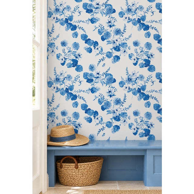 Our Chirp Society Garden Wallpaper Print includes some of our very favorite botanical florals, hand-painted alongside...