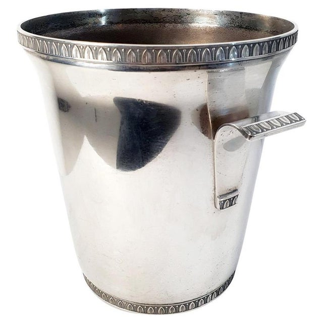 Mid-Century Modern Silver Plated Wine Cooler, Italy, 1950s For Sale - Image 9 of 9