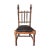 French Bobbin Wood Turned Barley Twist and Leather Chair, 1850s For Sale - Image 13 of 14