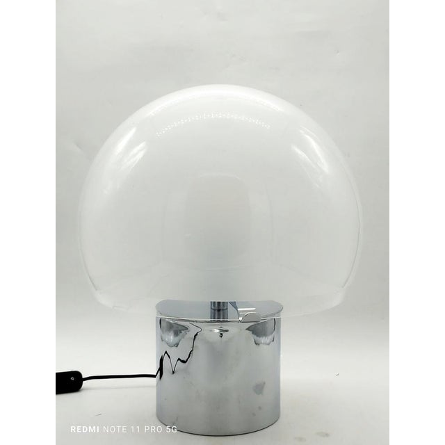 Metal Porcino Table Lamp by Luigi Caccia Dominioni for Azucena, 1970s For Sale - Image 7 of 9