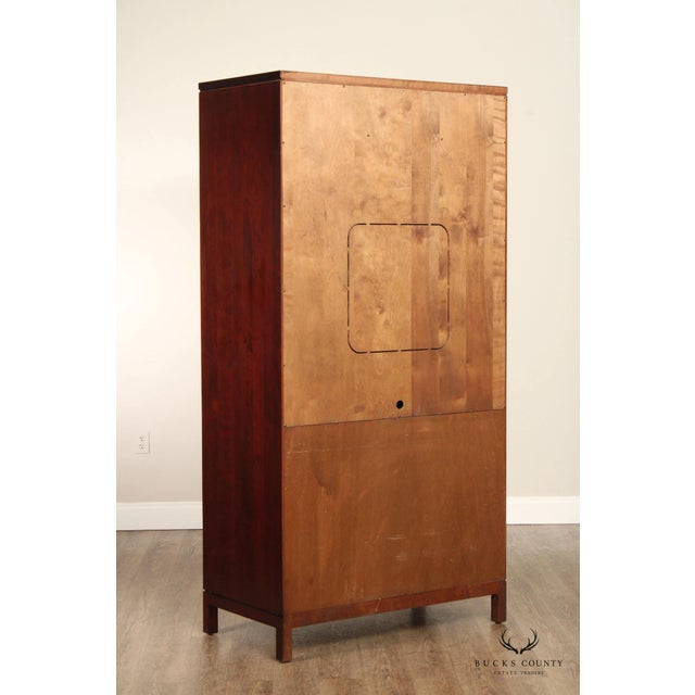 Contemporary Stickley Metropolitan Collection Cherry Door Chest For Sale - Image 3 of 11