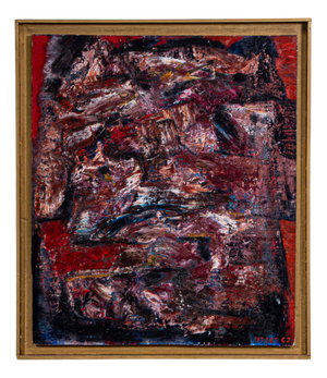 Jozef Mees, Abstract, 1962, Oil on Medium-Density Fibreboard