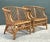 Late 20th Century Vintage Trellis Rattan Lounge Chairs - A Pair For Sale - Image 5 of 12