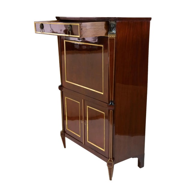 Empire Secretaire, France, 1790s For Sale - Image 4 of 16