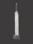 Iced Skyline Candleholder White by Aina Kari One Of A Kind. Dimensions: D 13 x H 50 cm. Materials: Murano glass.