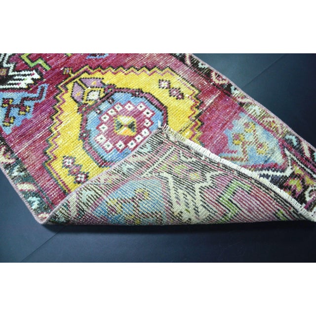 1960s Vintage Bohemian Oushak Rug, 1960 For Sale - Image 5 of 6