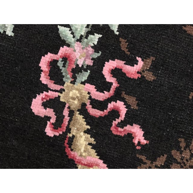 Early 20th Century Savonerie Rug Decorated with Flower Garlands, 1890s For Sale - Image 9 of 17