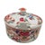 Masterpiece of Revival: Vista Alegre Famille Rose Covered Dish Capture the opulence of the Qing Dynasty with this...
