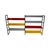 Free standing metal storage rack or bookcase. brightly colored and a prime example of post war Dutch design. Can easily be...