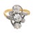 Traditional 1910s Edwardian Diamond 18k Yellow Gold Platinum Ring, Size 5.5 For Sale - Image 3 of 7