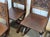 Chairs and Armchairs in Oak and Leather with Gothic Decoration, 1930s, Set of 8 For Sale - Image 11 of 18