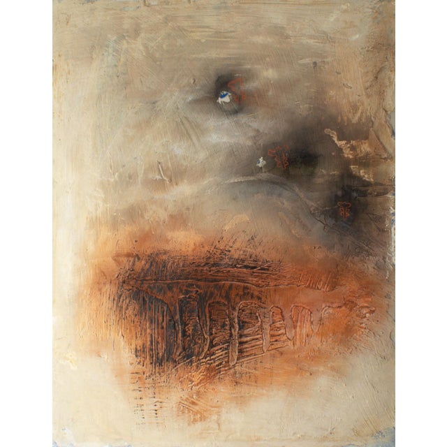 A 1990 mixed media painting by the American artist Susan Laufer (born 1950). Titled "Structure Series #15," the work...