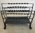 Mid-Century Modern 1960s Vintage French Twisted Wrought Iron Magazine Rack For Sale - Image 3 of 12