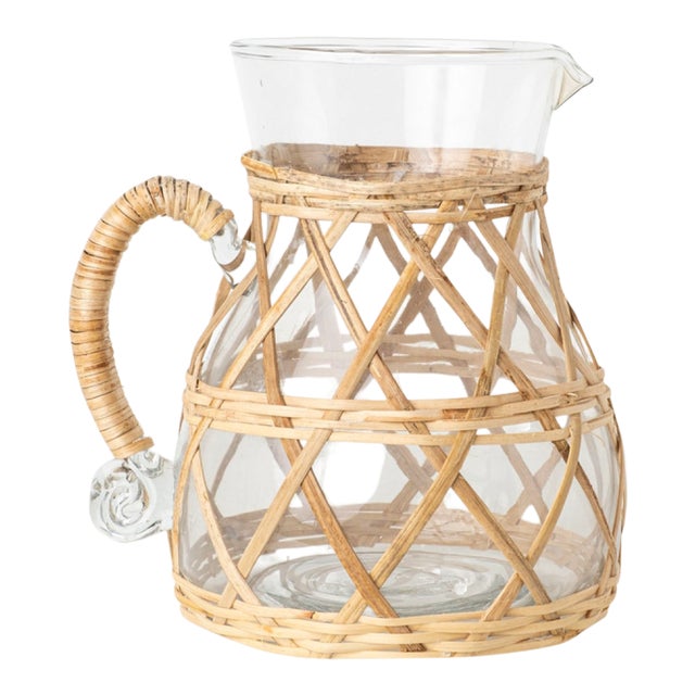 Wicker Pitcher, Midsize Chairish
