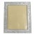 8 X 10 Vintage Pewter Picture Frame Large Heavy Seagull Canada Floral For Sale
