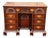 Edwardian Mahogany Desk with Brass Handles For Sale