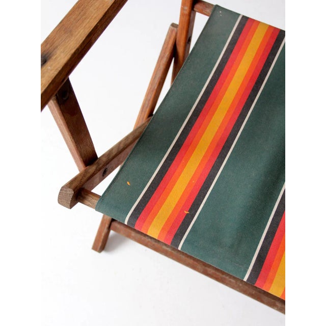 Mid 20th Century Mid-Century Wooden Folding Chair For Sale - Image 5 of 9
