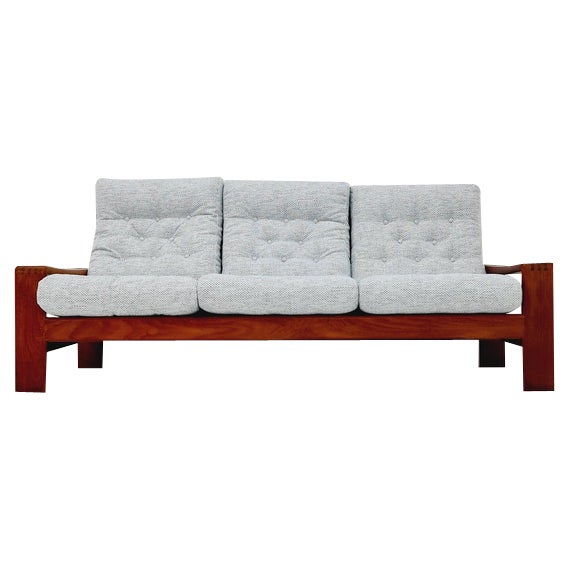 Mid-Century Sofa in Teak by EMC, 1960 For Sale