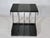 Black Space Age Vinyl Stand in Smoked Acrylic Glass, 1970s For Sale - Image 8 of 16
