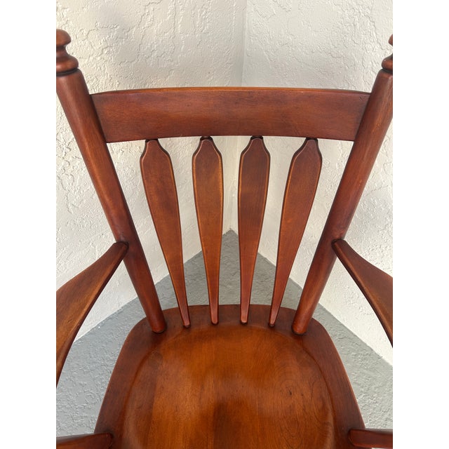 Vintage Cushman Colonial Creations Searsburg Chair For Sale In Naples, FL - Image 6 of 12