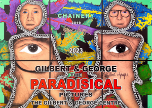 Gilbert & George, Original Hand-Signed The Paradisical Pictures Poster, 2023, Print