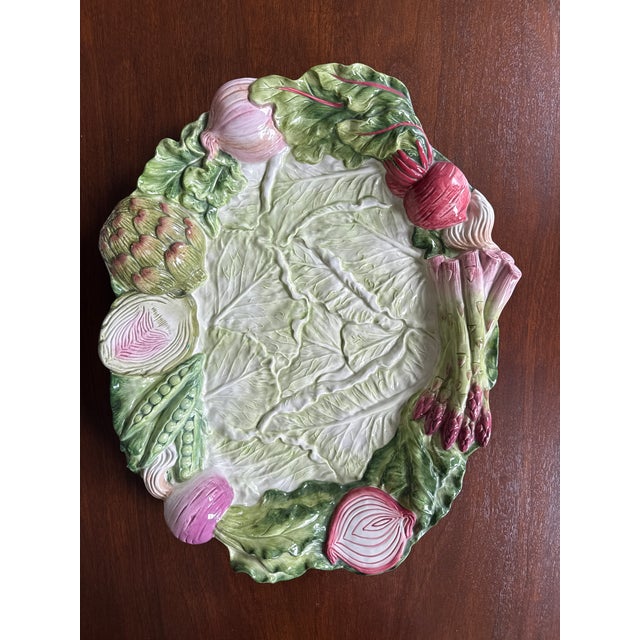 Fitz and Floyd FItz and Floyd French Market Style Ceramic Platter For Sale - Image 4 of 11