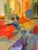 Vintage Mid to Late 20th Century Original Abstract Painting by Illegible Signature For Sale In Reno/Lake Tahoe - Image 6 of 12