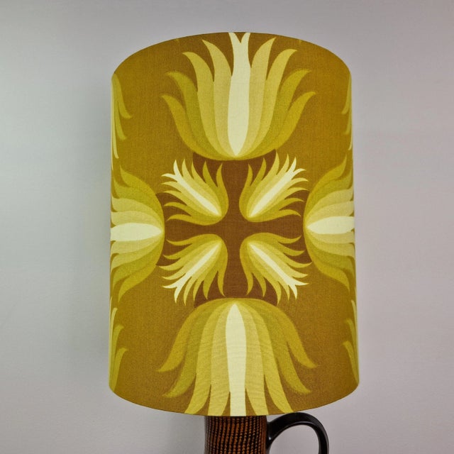 Mid-Century Ceramic Table Lamp by Pan Keramik, 1960s, in Flawless conditions. Designed 1960 to 1969 This piece has an...