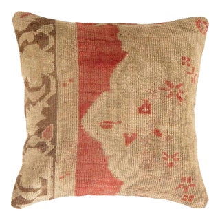 Pasargad DC Vintage Hand Knotted Rug Turkish Pillow For Sale