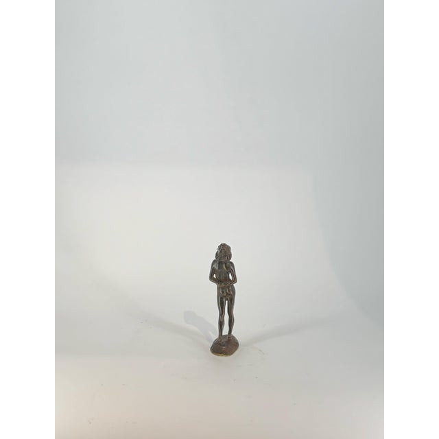 Franco Vianello Lost-Wax Bronze Woman Sculpture - Curiosity For Sale - Image 4 of 4
