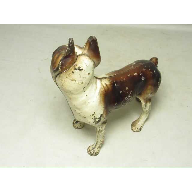 Vintage Cast Iron Hubley Boston Terrier Doorstop For Sale - Image 13 of 15