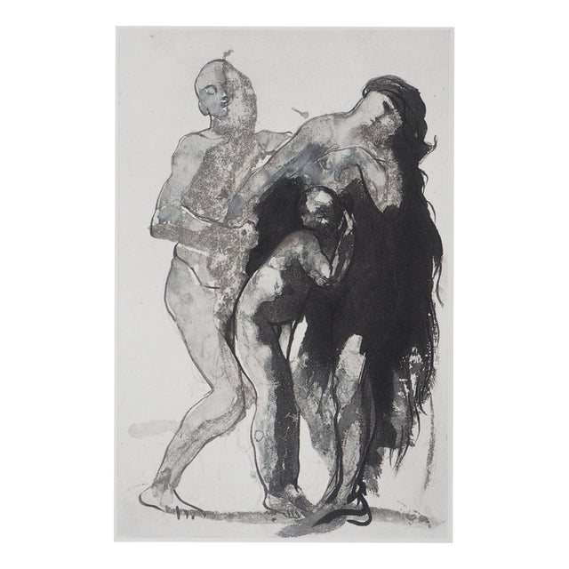 After Auguste Rodin, Nude, Pastoral, Engraving For Sale
