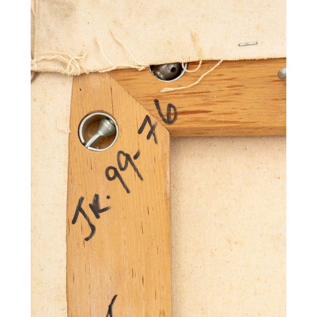 Textile Jack Roth "#4" Acrylic on Canvas, 1976 For Sale - Image 7 of 10