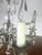 Glass French Crystal Beaded Chandelier C. 1900's For Sale - Image 7 of 12