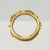 1990s Temple St. Clair Diamond Flower Band Ring in 18k Yellow Gold, Size 6.25 For Sale - Image 4 of 9