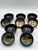 Japanese Vintage Signed “Kihachi” Japanese Lacquer Gold Makie, Hokusai Fuji Scenes Soup Bowl Set With Lids With Original Wooden Box - Set of 5 For Sale - Image 3 of 9