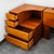 Dixie Mid Century Danish Modern Headboard Bed Frame Scova Teak Nighstands Queen Mint For Sale - Image 4 of 12