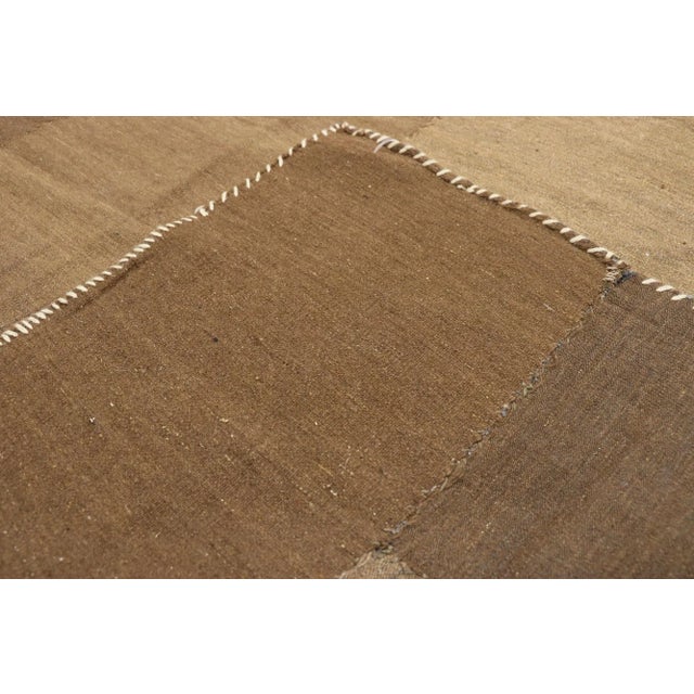 Mid 20th Century Vintage Persian Kilim Area Rug- 11'09 X 15'04 For Sale - Image 5 of 9