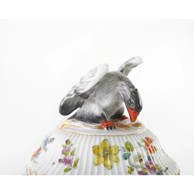 Traditional 19th Century German Pair Gilt / Painted Urns - a Pair For Sale - Image 3 of 13