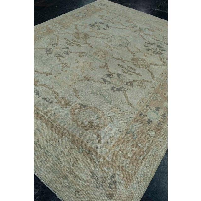 Oushak Rug 8'2" x 10'4" #17866 For Sale - Image 4 of 8